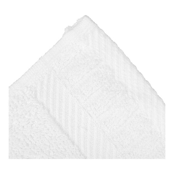 Oxford Signature 13" x 13" 100% Ring Spun Cotton Wash Cloth 1.5 lb. - 300/Case