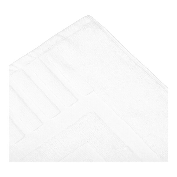 Oxford Signature 20" x 34" 100% Ring Spun Cotton Bath Mat 10 lb. - 60/Case