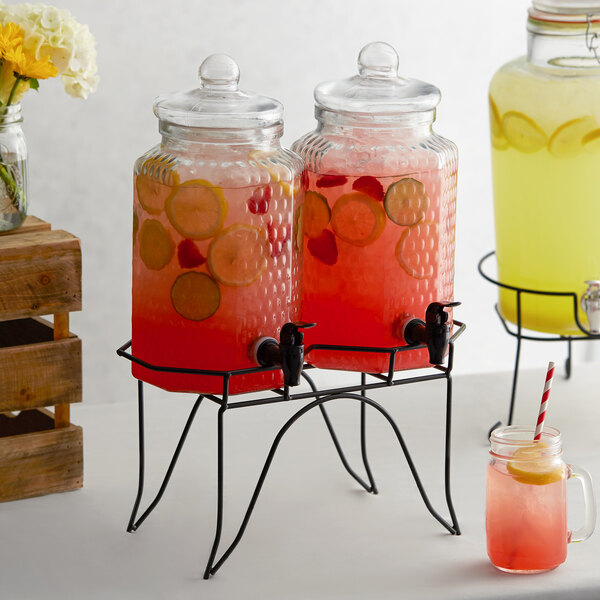 Metal Stand for Acopa Double 1 Gallon Glass Beverage Dispenser