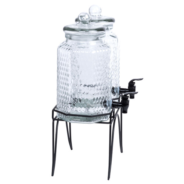 Metal Stand For Core Double Gallon Glass Beverage Dispenser