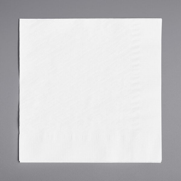 Choice Wrapnap White 1 4 Fold 2 Ply Dinner Napkin 16 X 16 3000 Case