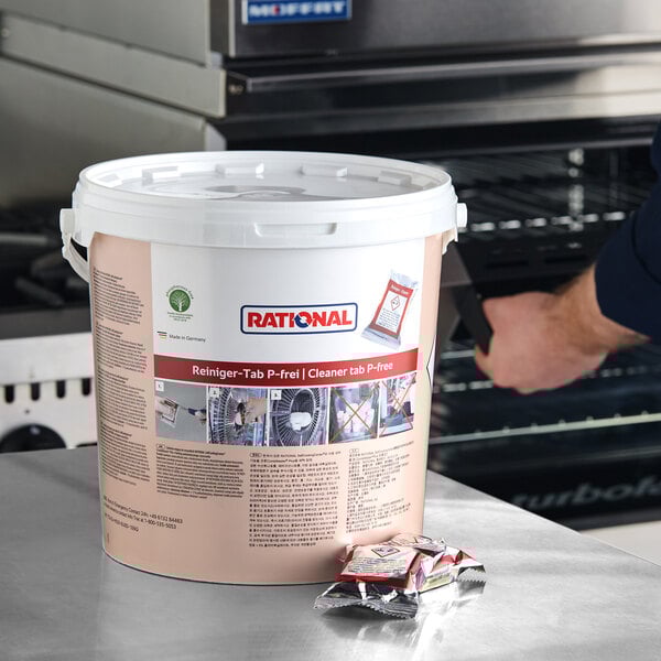 Rational 56.00.210A Cleaner Tabs for SelfCookingCenter Combi Ovens - 100/Case