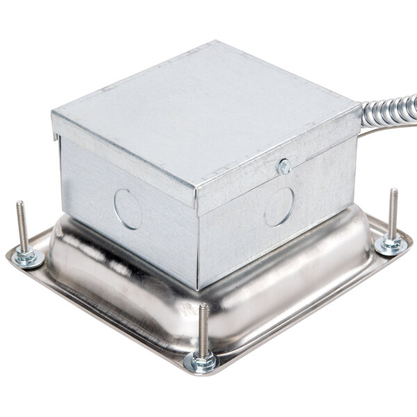 An APW Wyott metal box with a wire attached to it.