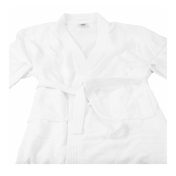 Oxford Terry Imperiale Kimono Style Bath Robe - 12/Pack