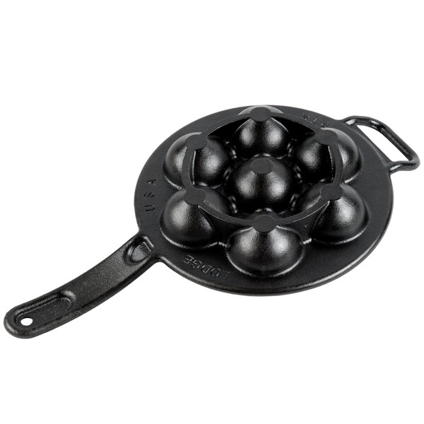 Lodge ProLogic P7A3 Cast Iron Aebleskiver Pan 9" x 15 7/8"