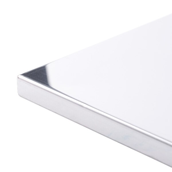 A silver metal reflector plate for a Nemco Countertop Pizza Oven.