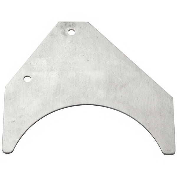 A metal Nemco Push Plate with holes.