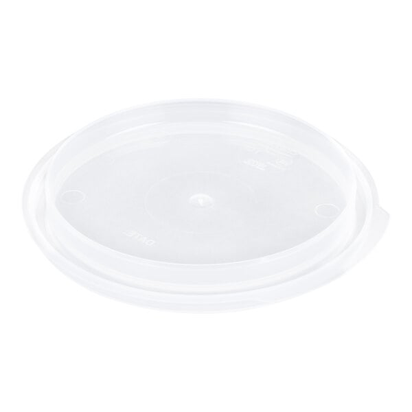 Carlisle 1 Qt. Translucent Round Polypropylene Food Storage Container Lid