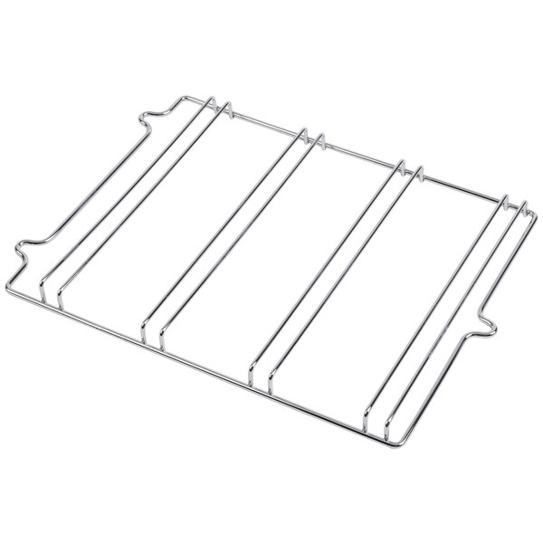 A metal rack for an Avantco convection oven.