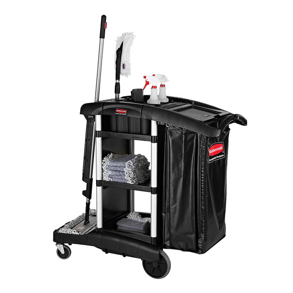 Rubbermaid 1861429 Executive High Capacity Janitor Cart