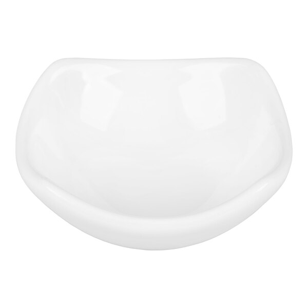 American Metalcraft SQSC15 Squound 1.5 oz. White Ceramic Sauce Cup - 12/Case