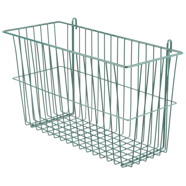 A Metroseal 3 wire storage basket for Metro SmartWall.