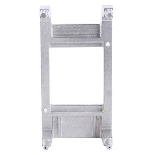 A metal Nemco base with tall legs for a chicken slicer.