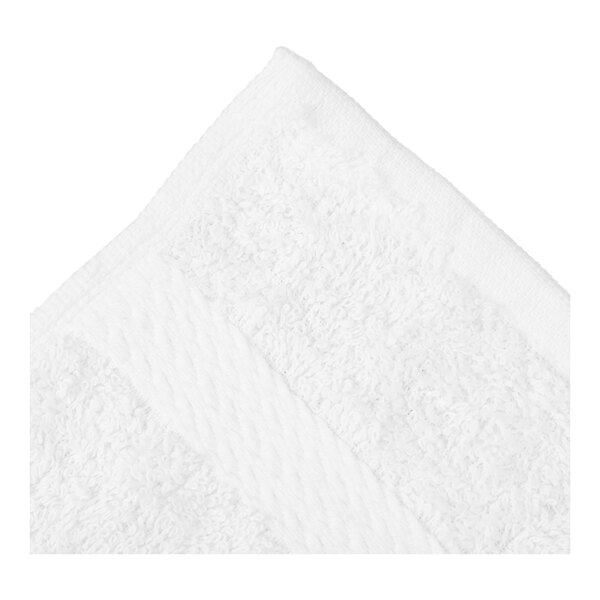 Oxford Regale 13" x 13" 100% Ring Spun Cotton Wash Cloth with Dobby Border and Dobby Hemmed 1.5 lb. - 300/Case