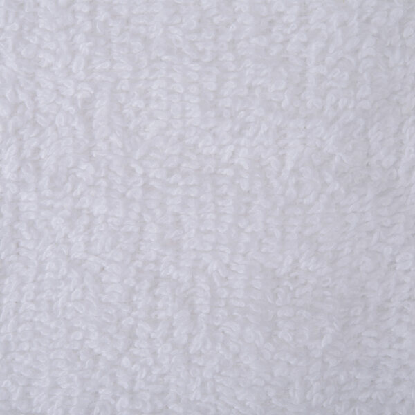 An Oxford Gold Cam white bath sheet with a 100% ring spun cotton loop texture.