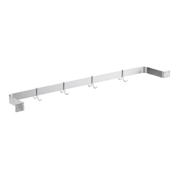 A two-shelf utility cart with a metal frame, blue slatted shelves, and four large swivel casters.