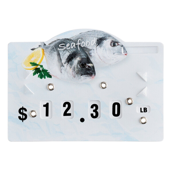 Deli Tag Wheel - Seafood - 25/Pack