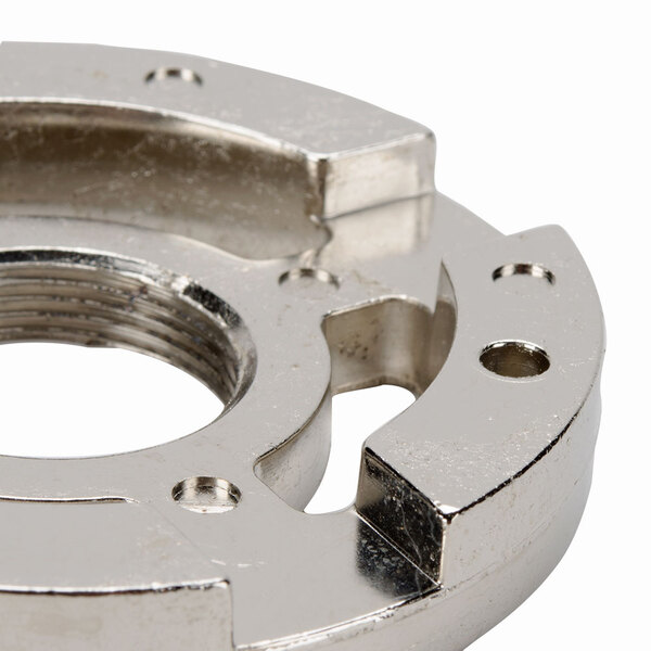 A close-up of the Waring replacement bearing holder nut for blenders.