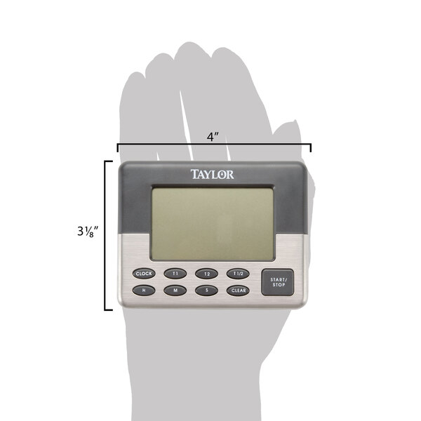 Taylor 5872 9 Jumbo Digital Dual Event Kitchen Timer With Memory And Image Preview