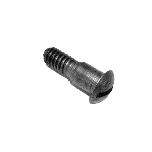 A close-up of a Waring screw on a white background.