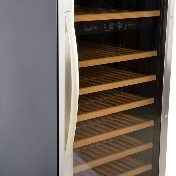 Eurodib USF168D Single Section 154Bottle Dual Temperature Full Glass