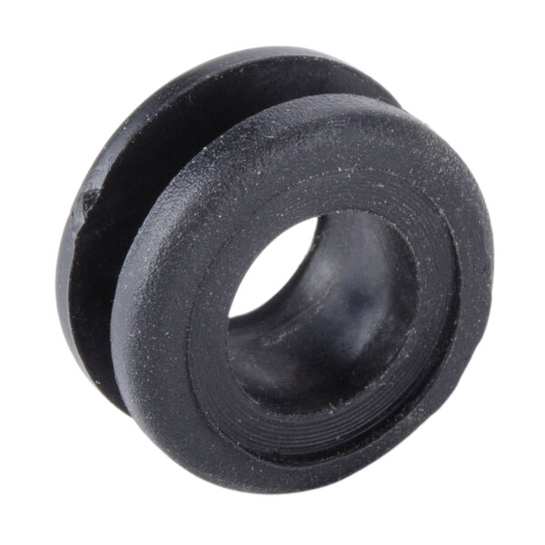 A black rubber strain relief for a Waring drink mixer.
