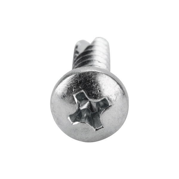 A close-up of a Waring blender screw with a cross.
