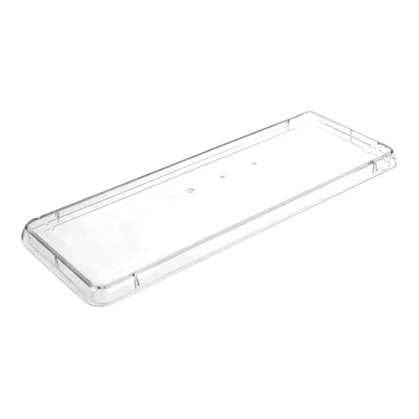 A clear plastic cover for a Grindmaster-Cecilware 20 Lt bowl with holes.