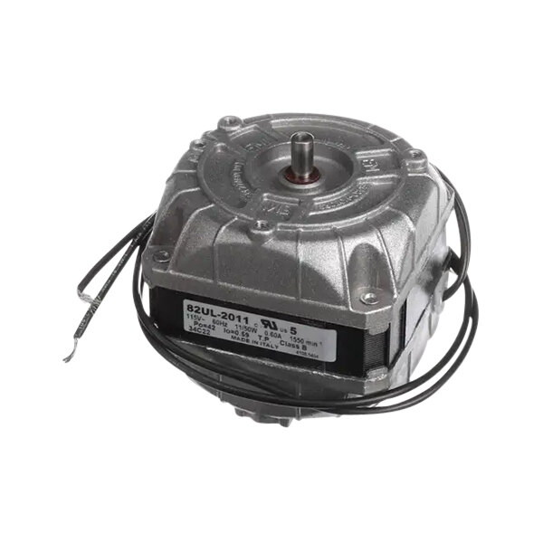 A Grindmaster-Cecilware pump motor with wires.