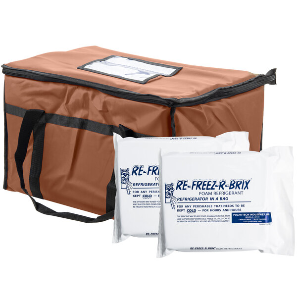 Choice Insulated Food Delivery Bag Soft Sided Pan Carrier With Bag And Foam Freezer Pack Kit Makes An Excellent Addition To Your Next Tailgate Or Outdoor Gathering Its Top Load Design Carrying Full Food Pans