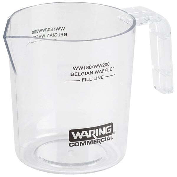 Clear Waring Belgian waffle batter cup