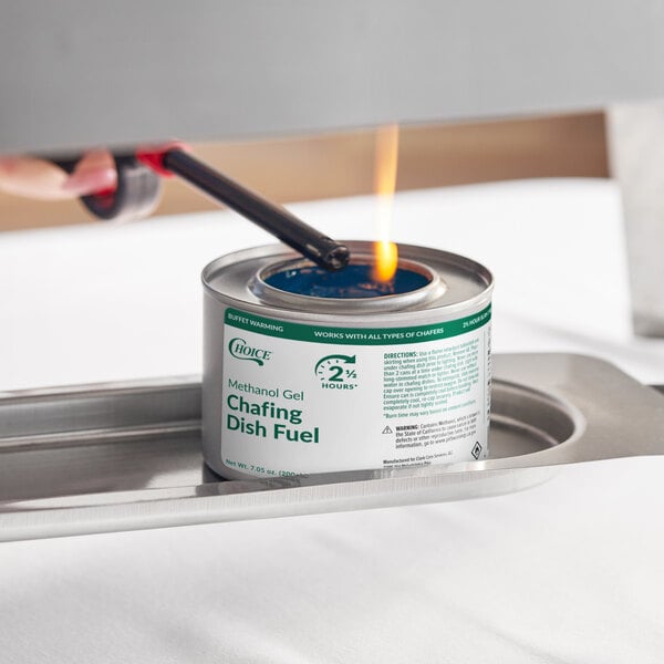 Choice 2.5 Hour Methanol Gel Chafing Dish Fuel - 72/Case