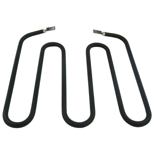 A pair of black wavy heating elements for a Waring panini grill.