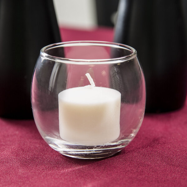 144 White Wax Wedding Function Resale Party Event Candle Glass Bulk  Wholesale