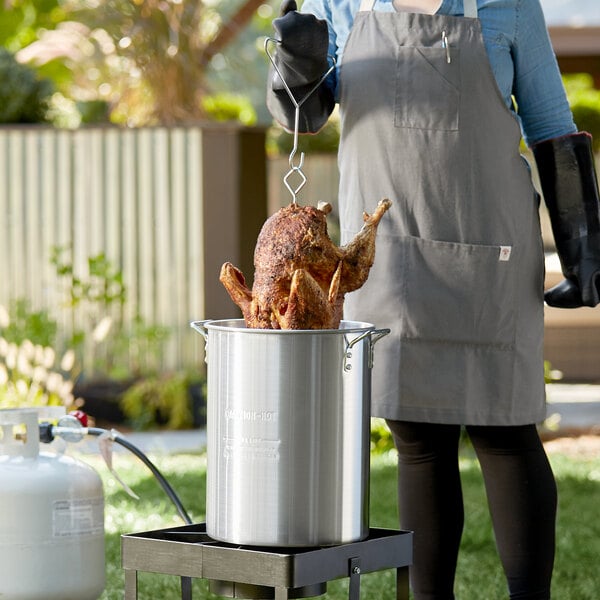 Backyard Pro 30 Qt. Turkey Fryer Pot - w/ Lid & Accessories