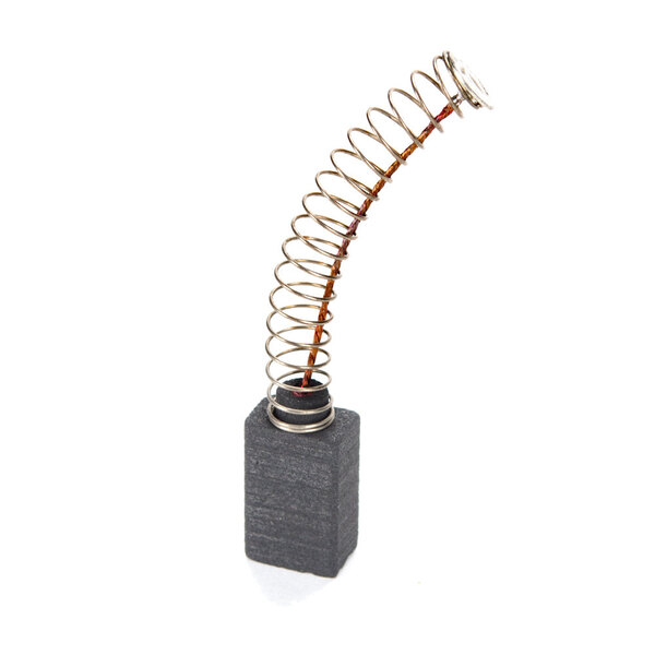 A metal spring with a wire attached to it.