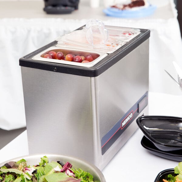 Nemco 9020 3 Countertop Cold Condiment Chiller With Three 1 9