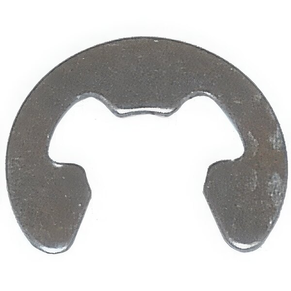 A close up of a Waring E-Ring, a metal clip with a hole in the middle.