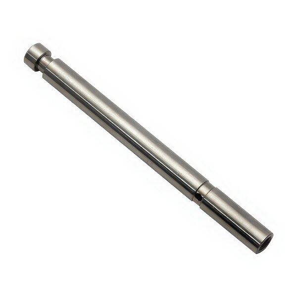 A stainless steel metal tube with a ball end.