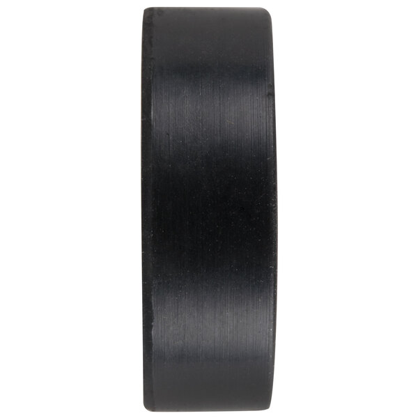 A black rectangular rubber pad with white border.