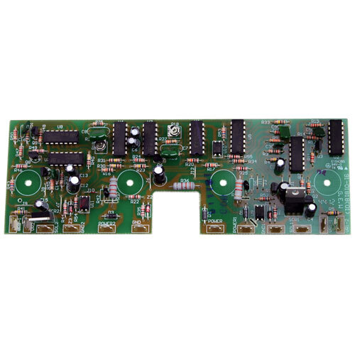 The Waring 503300 PC board cover assembly with a green circuit board and many small components.