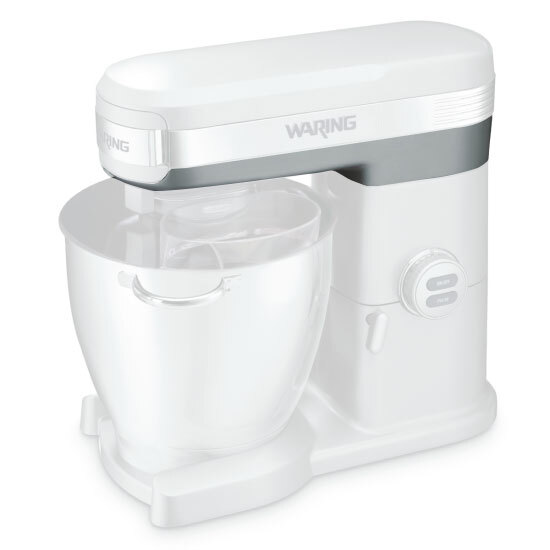 A Waring lower cover assembly for a white mixer.