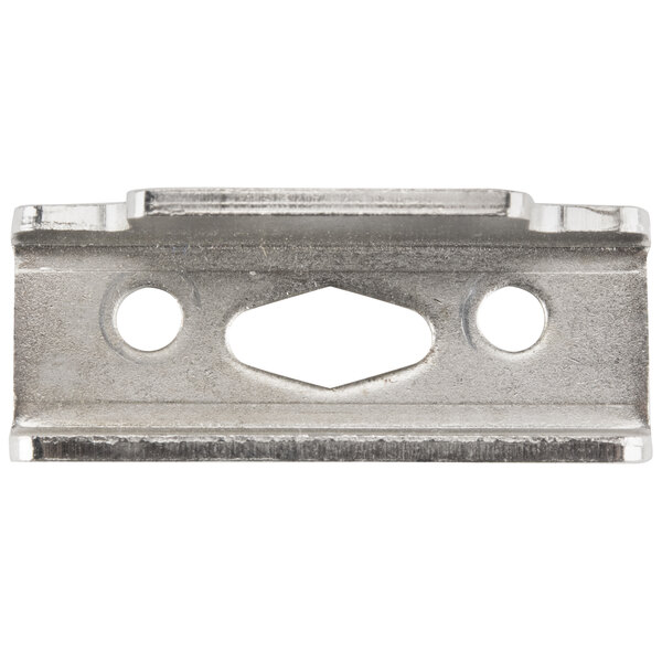 A Waring quadrant bracket for a stand mixer with two holes on the side.