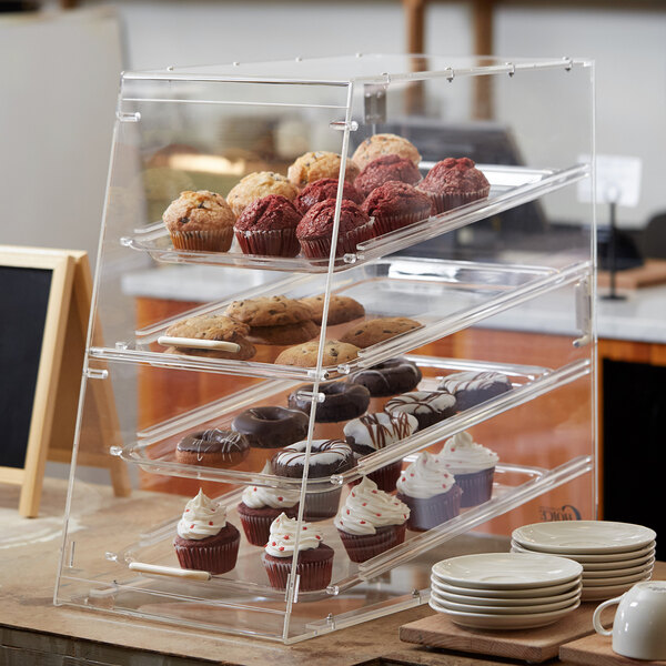 Choice 4 Tray Bakery Display Case with Front and Rear Doors - 24