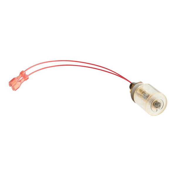 A Bunn float switch with red and white wires.