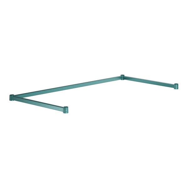 A green metal frame for Regency wire shelving.