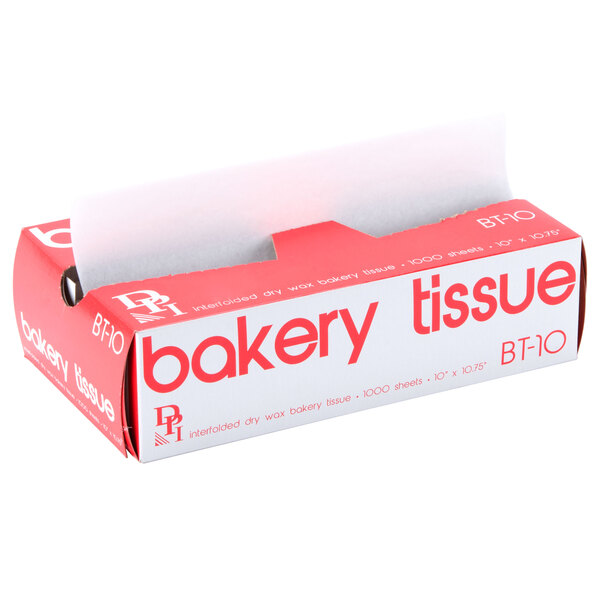 DPI Pop-Up 6" x 10.75" Details about   Bakery Tissue Paper BT-6 Pack of 1000 Sheets