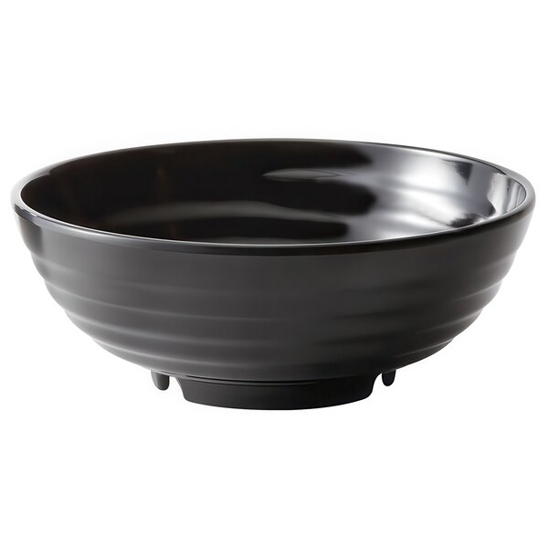 A black GET Elegance bowl with a black rim.