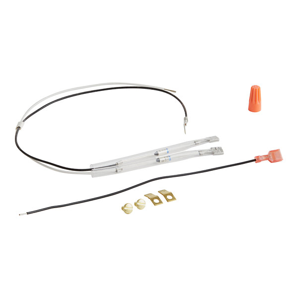 A white wire and connector kit for a Bunn OHW hot water dispenser.