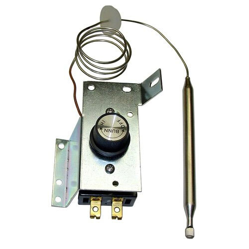 Bunn electronic thermostat kit with a metal rod and wire.